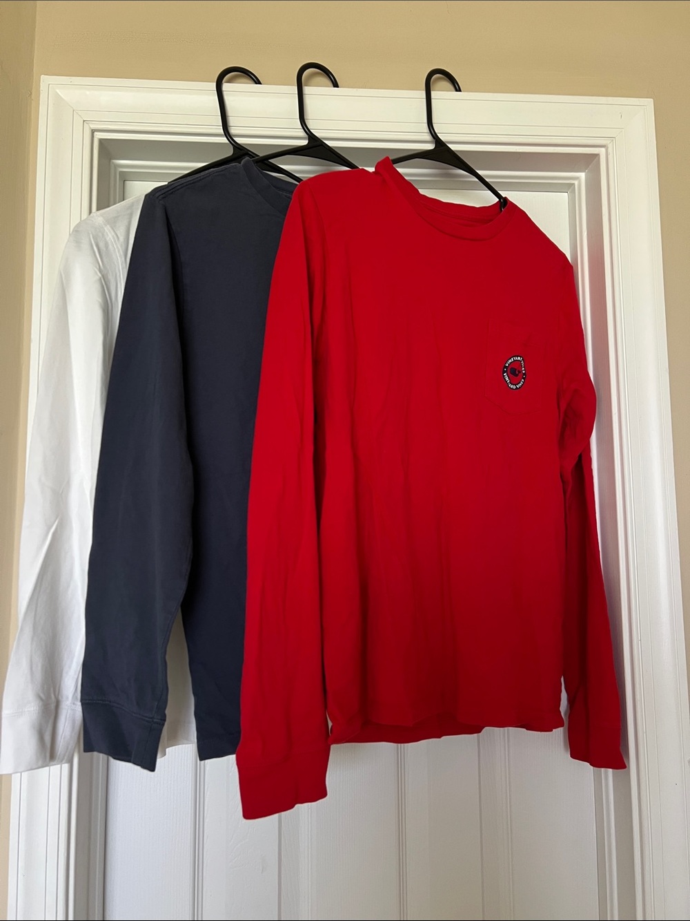 Kids Long-Sleeve Crewneck Shirt - Red